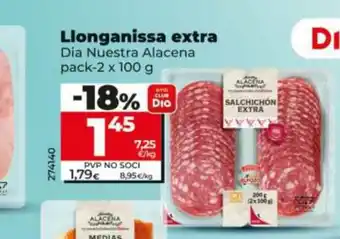 Maxi Dia DIA NUESTRA ALACENA Llonganissa extra oferta