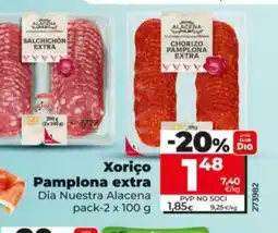 Maxi Dia NIA NUESTRA ALACENA Xoriço Pamplona extra oferta