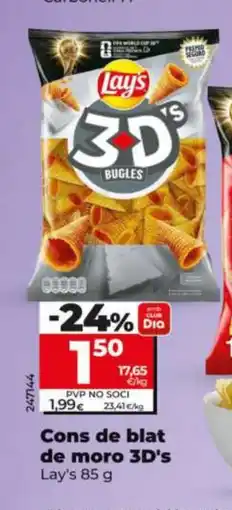 Maxi Dia LAY'S Cons de blat 3D oferta