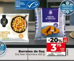 Maxi Dia DIA MARI MARINERA Barretes de lluç oferta