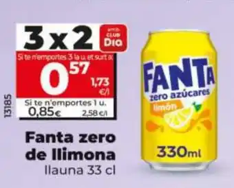 Maxi Dia FANTA zero de llimona oferta