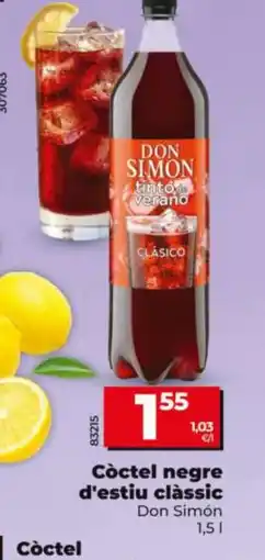 Maxi Dia DON SIMÒN Còctel negre d'estiu clàssic oferta