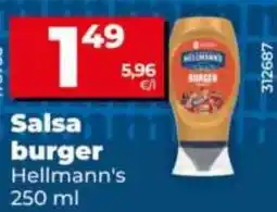 Maxi Dia HELLMANN'S Salsa burger oferta