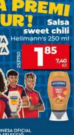 Maxi Dia HELLMANN'S salsa sweet chili oferta