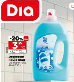 Maxi Dia DIA SUPER PACO Detergent líquid blau oferta