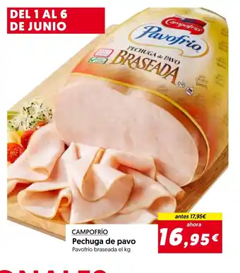 Hiper Usera CAMPOFRÍO Pechuga de pavo oferta