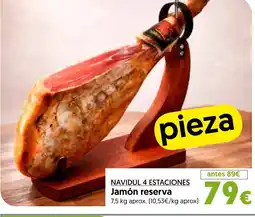 Hiper Usera NAVIDUL 4 ESTACIONES Jamón reserva oferta