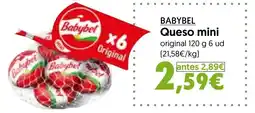Hiper Usera BABYBEL Queso mini oferta