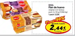 Hiper Usera DHUL Flan de huevo oferta