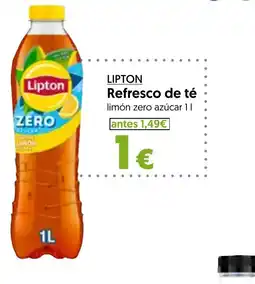 Hiper Usera LIPTON Refresco de té limón zero azúcar oferta