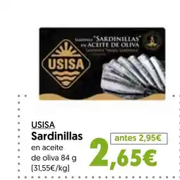 Hiper Usera USISA Sardinillas oferta