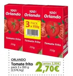 Hiper Usera ORLANDO Tomate frito oferta