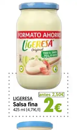 Hiper Usera LIGERESA Salsa fina oferta