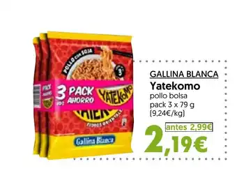 Hiper Usera GALLINA BLANCA Yatekomo oferta