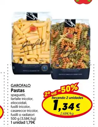 Hiper Usera GAROFALO pastas oferta