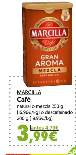 Hiper Usera MARCILLA Café oferta
