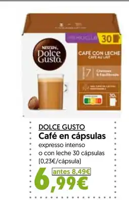 Hiper Usera DOLCE GUSTO Café en cápsulas oferta