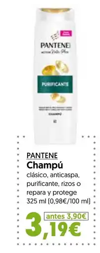 Hiper Usera PANTENE Champú oferta