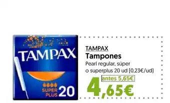 Hiper Usera TAMPAX Tampones oferta