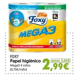 Hiper Usera FOXY Papel higiénico oferta