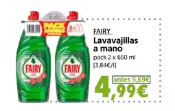 Hiper Usera FAIRY Lavavajillas a mano oferta