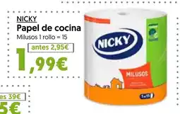 Hiper Usera NICKY Papel de cocina oferta