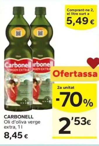 Caprabo CARBONELL Oli d'oliva verge extra oferta