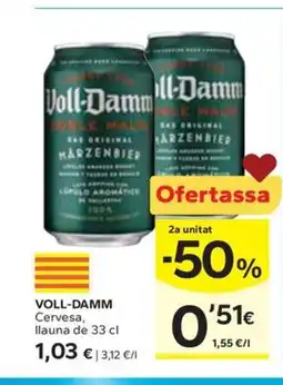 Caprabo VOLL-DAMM Cervesa oferta