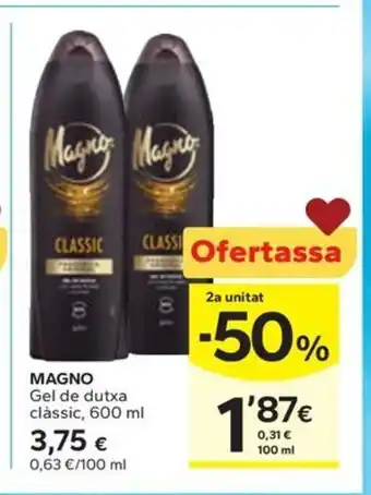 Caprabo MAGNO Gel de dutxa classic oferta