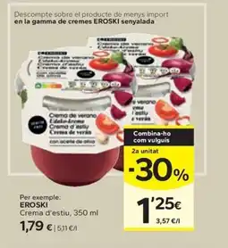 Caprabo EROSKI Crema d'estiu oferta