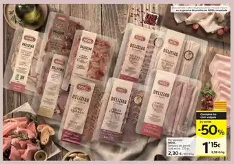 Caprabo NOEL Delizias de pernil cuit extra oferta