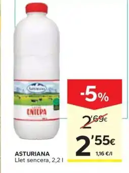 Caprabo ASTURIANA Llet sencera oferta