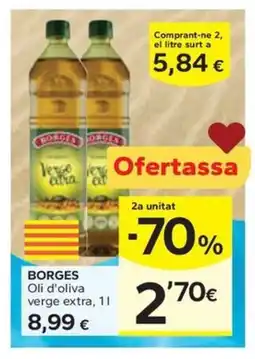 Caprabo BORGES Oli d'oliva verge extra oferta