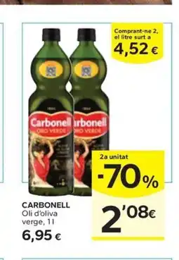 Caprabo CARBONELL Oli d'oliva verge oferta