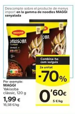 Caprabo MAGGI Yakisoba clàssic oferta