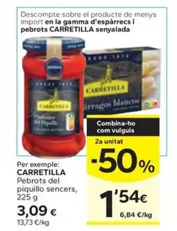 Caprabo CARRETILLA Pebrots del piquillo sencers oferta