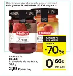 Caprabo HELIOS Melmelada de maduixa oferta