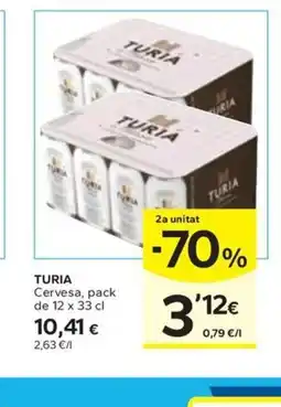Caprabo TURIA Cervesa oferta