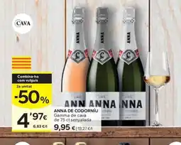Caprabo ANNA DE CODORNÍU Gamma de cava oferta
