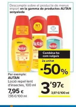 Caprabo AUTAN Loció repel·lent d'insectes oferta
