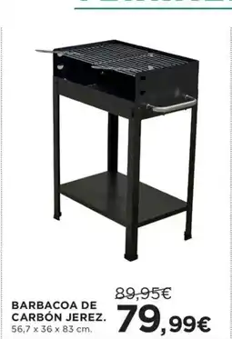 Hipercor Barbacoa de carbón jerez oferta