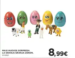 Hipercor Maxi huevos sorpresa la granja granja zenon oferta