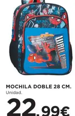 Hipercor Mochila doble oferta