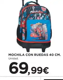 Hipercor Mochila con ruedas oferta