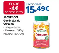 Costco JAMIESON Gominolas de Cúrcuma oferta