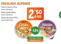 AhorraMas Ensalada alipende oferta