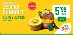 AhorraMas Kiwi amarillo zespri sungold oferta
