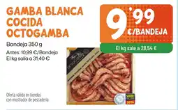 AhorraMas Gamba blanca cocida octogamba oferta