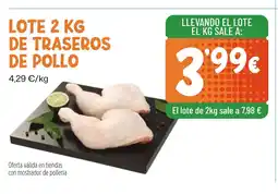 AhorraMas Lote de traseros de pollo oferta
