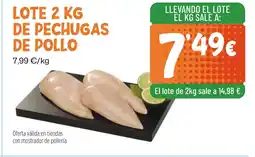 AhorraMas Lote de pechugas de pollo oferta
